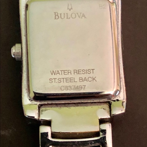 Womans bulova crystal watch